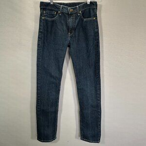Levis 511 Jeans Mens 34 Dark Wash Cotton Stretch Slim Fit Pockets